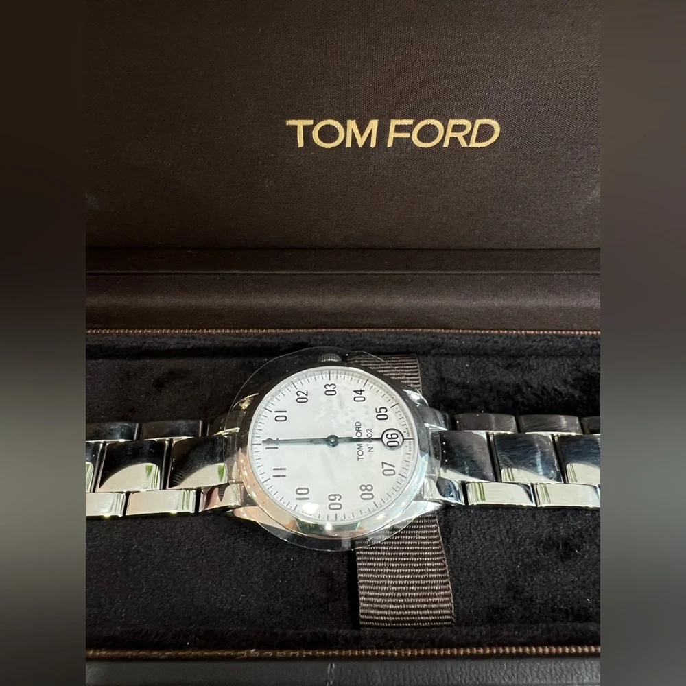 TOM FORD Stainless Steel No. 002 Watch 38mm